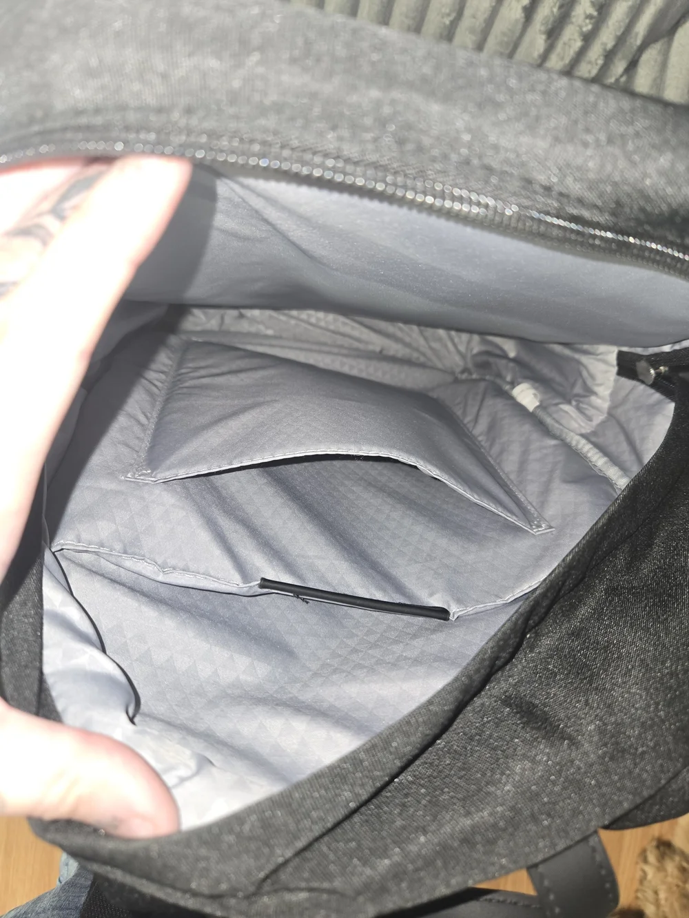 BANTAM Solar Charging Black Backpack